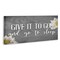 Stupell Industries Give It to God Grey Phrase Canvas Wall Art